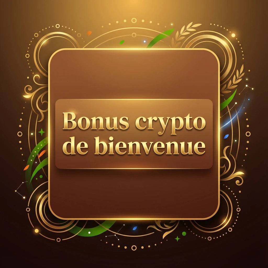 Bonus crypto de bienvenue